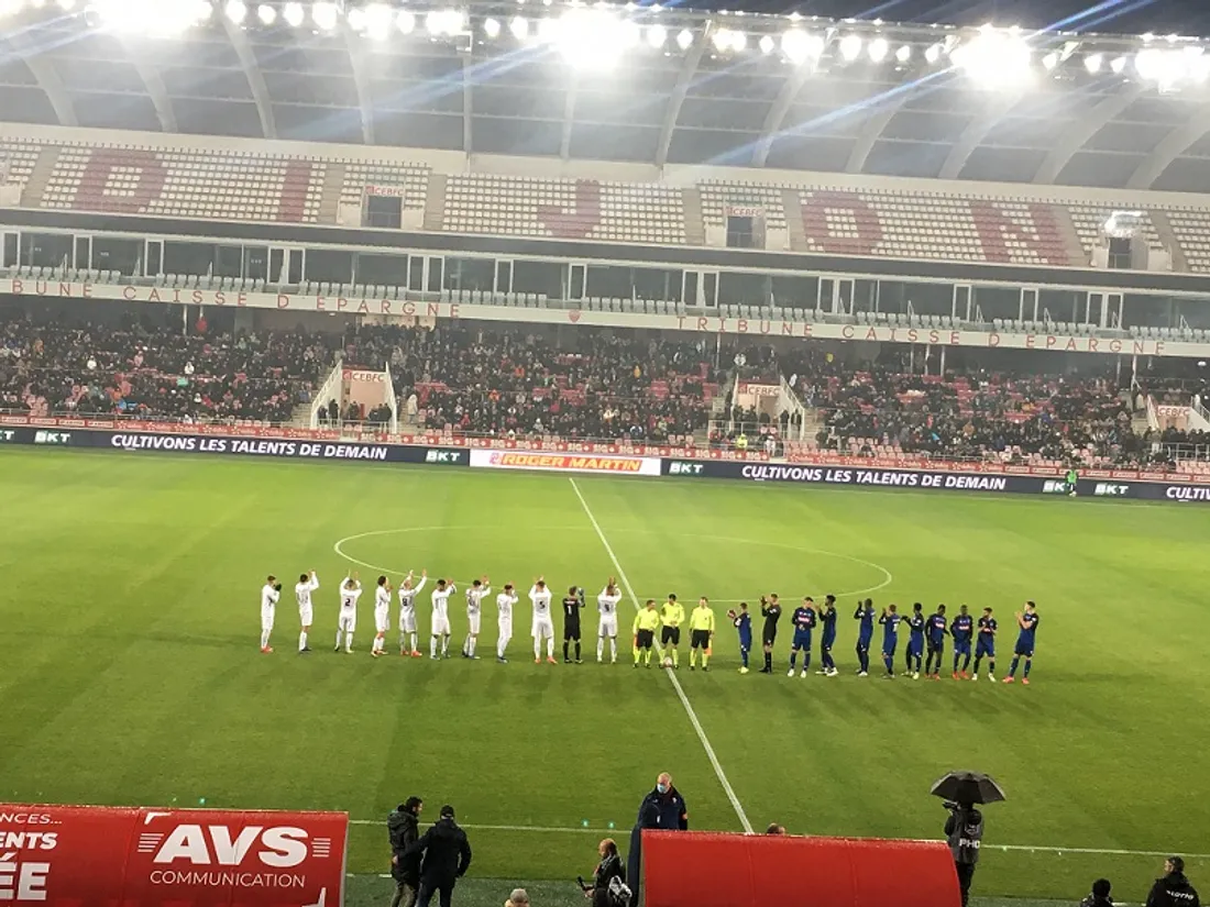 Le DFCO retrouvera Cannes en Coupe de France (ici face à Saint-Apollinaire le 13 novembre)